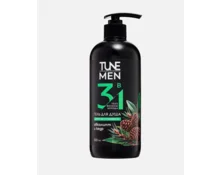 Гель для душа TUNE Men Энергия и свежесть, 3 в 1, 500 мл